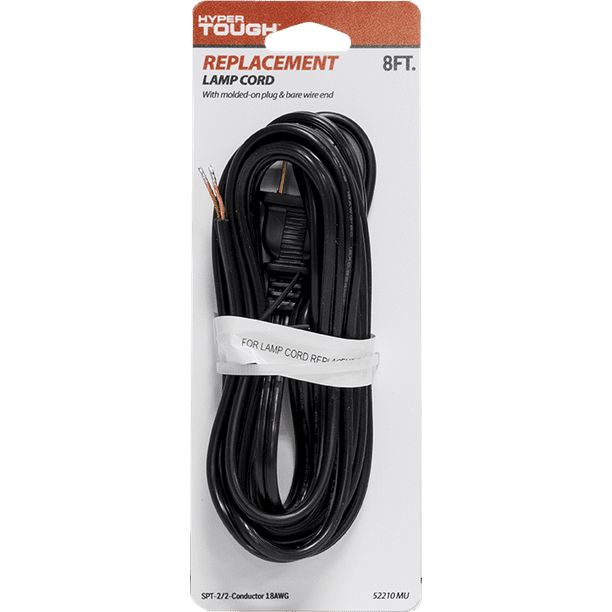 25 Ft Black Twisted 18/2 Antique Cotton Covered Cord Cloth Wire UL Cert 25 Ft Black Twisted 18/2 Antique Cotton Covered Cord Cloth Wire UL Cert